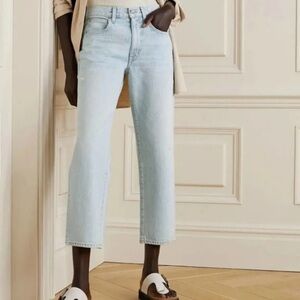 SLVRLAKE NWT Sophie Crop Love‎ Song Wash Relaxed Boyfriend Jean Size 26